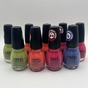 Bundle of 9 Sinful Colors Fresh Squeeze Nail Polish